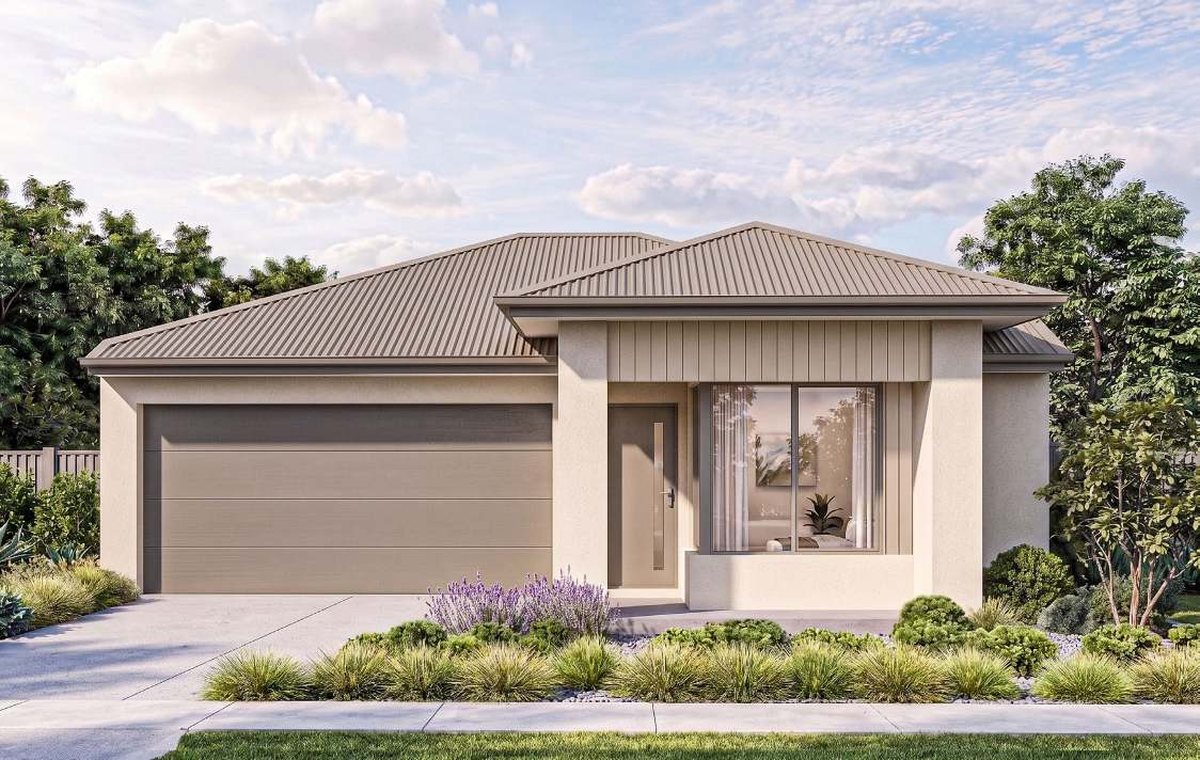 Artist impression of the Yanin 169 home, Arve facade, at Lot 912 Atticus Estate Woodstock